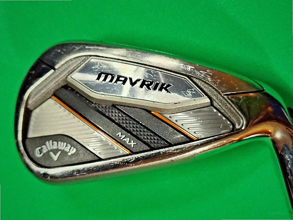 CALLAWAY MAVRIK MAX 7 IRON DEMO RH STIFF FLEX SPEEDSTEP 37.75" 2° UP LIE