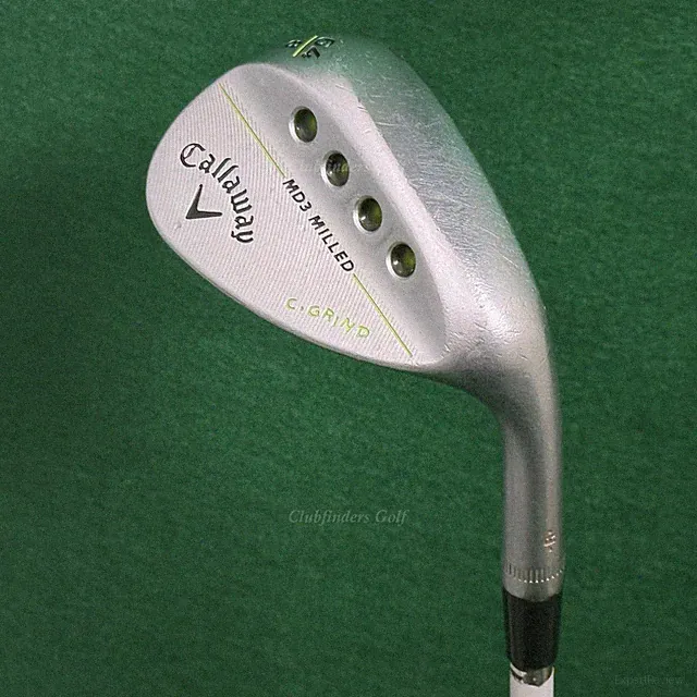 Callaway MD3 Milled C-Grind Chrome 64-8 64° Wedge KBS Tour Custom White Steel
