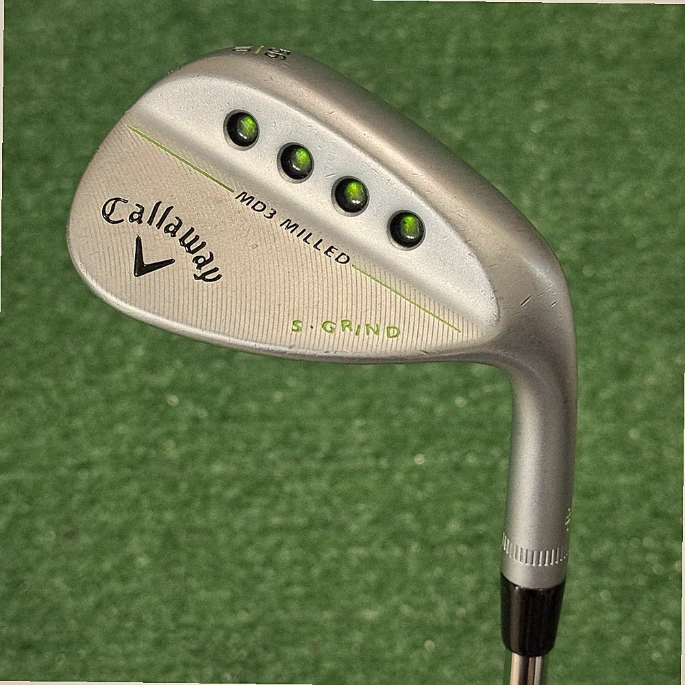 Callaway MD3 Milled Chrome S Grind 56*-10 Sand Wedge Dynamic Gold Steel RH 35”