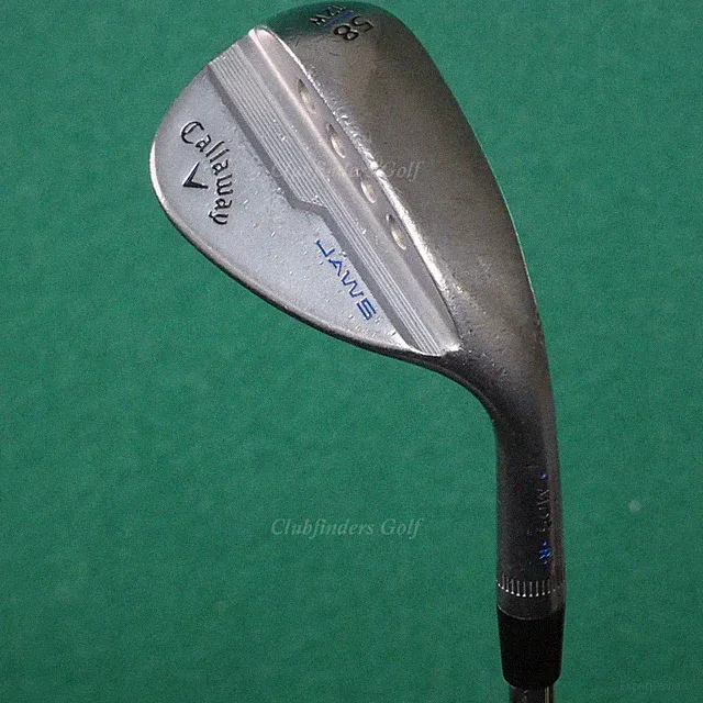 Callaway MD5 Jaws Chrome 58-12W 58° LW Lob Wedge Stepped Steel Stiff