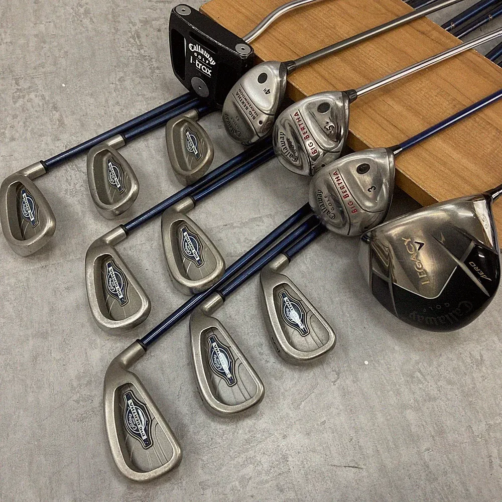 Callaway Men's Golf Club Set 13pcs Right Handed Driver Woods Irons Putter