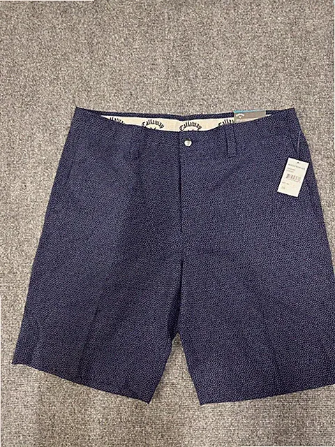 🔥CALLAWAY MEN'S GOLF STRETCH SHORTS CGBSA0D1 COLOR PEACOT/BLUE NWT/SIZE 36