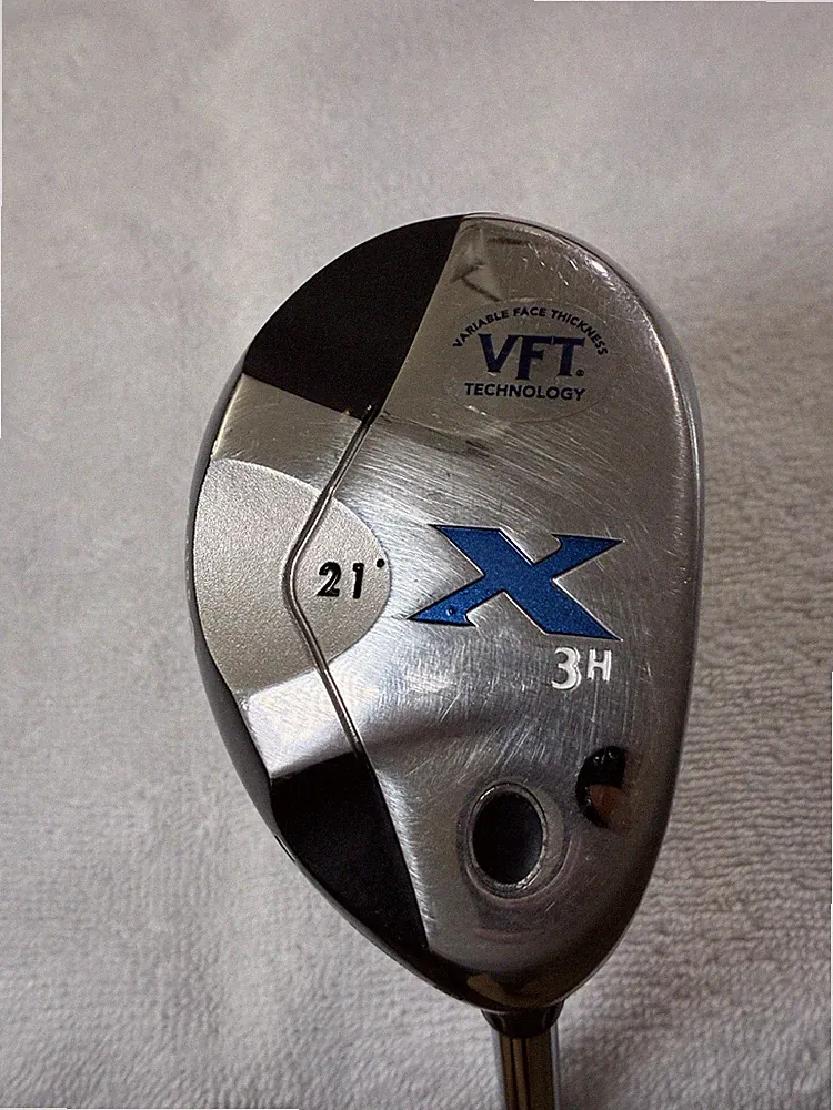 Callaway Men's x 3 Hybrid 21* Uniflex Steel Golf Club, Right-Handed