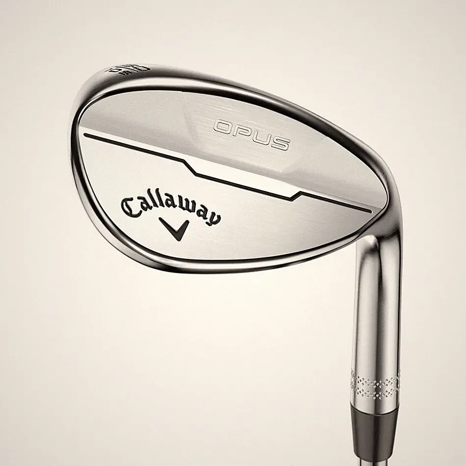CALLAWAY OPUS CHROME SAND WEDGE 54°-14° (BOUNCE) W GRIND STEEL WEDGE FLEX STANDA