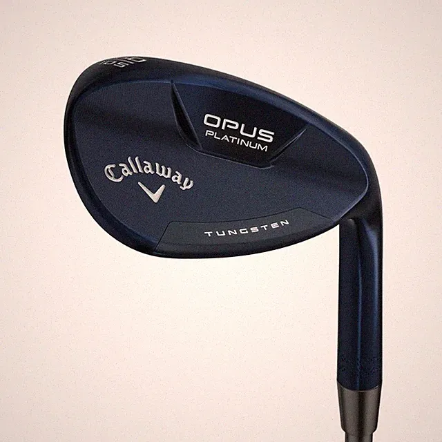 CALLAWAY OPUS PLATINUM BLUE SAND WEDGE 56°-12° (BOUNCE) S GRIND STEEL WEDGE FLEX