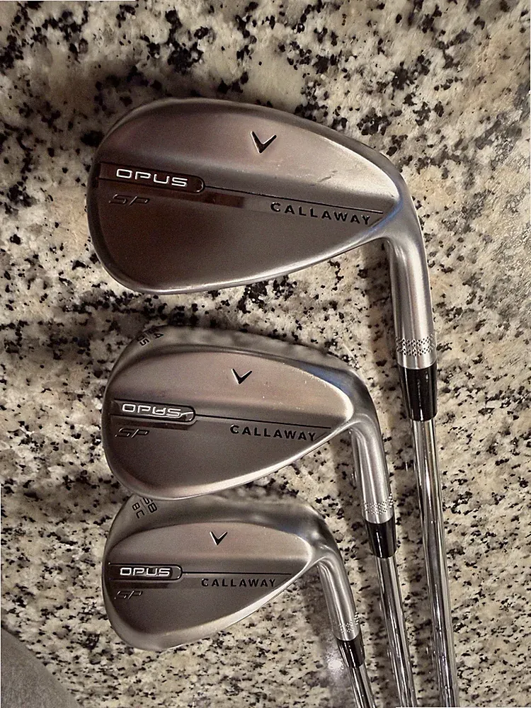Callaway Opus SP Wedge Set (48* 54* 58*) With KBS 125 Hi-Rev Shafts
