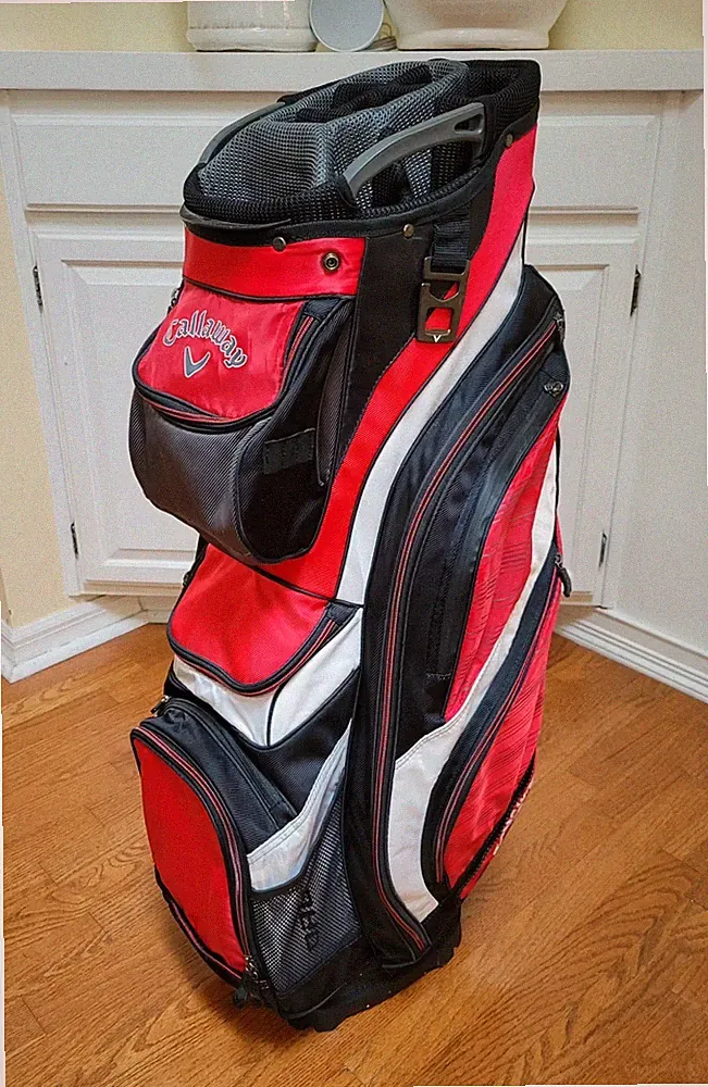 Callaway ORG 14 14-Way Divider Cart Golf Bag w/ Rain Cover
