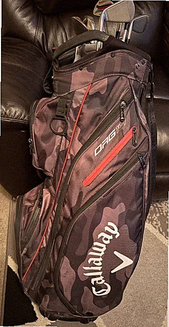 Callaway ORG 14 Golf Camouflage Cart Bag with Rain Cover