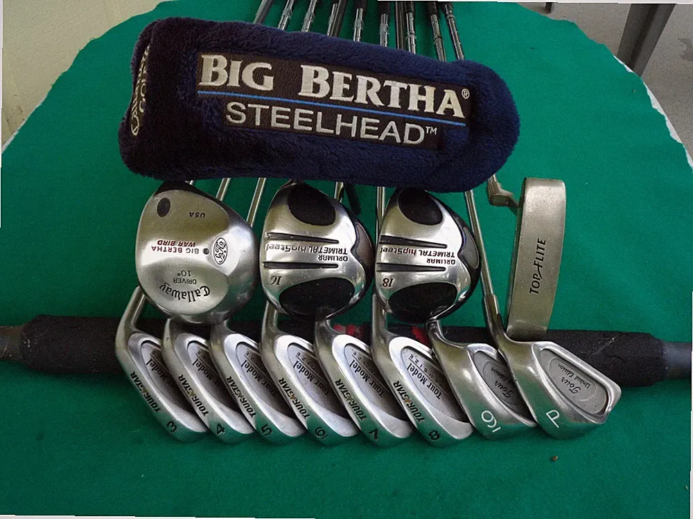 Callaway Orlimar Tour Model Irons Driver Woods Complete Golf Club Set Mens RH