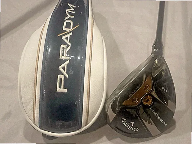 Callaway Paradym 3 Wood (TD) 15° Mitsubishi Kai'li White 80S NEW GP Grip & HC