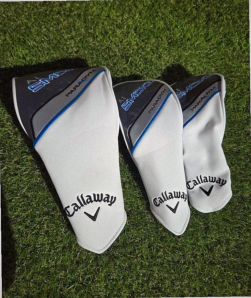 Callaway Paradym A.I Smoke Driver and Two Fairway Woods Golf Head Covers, New