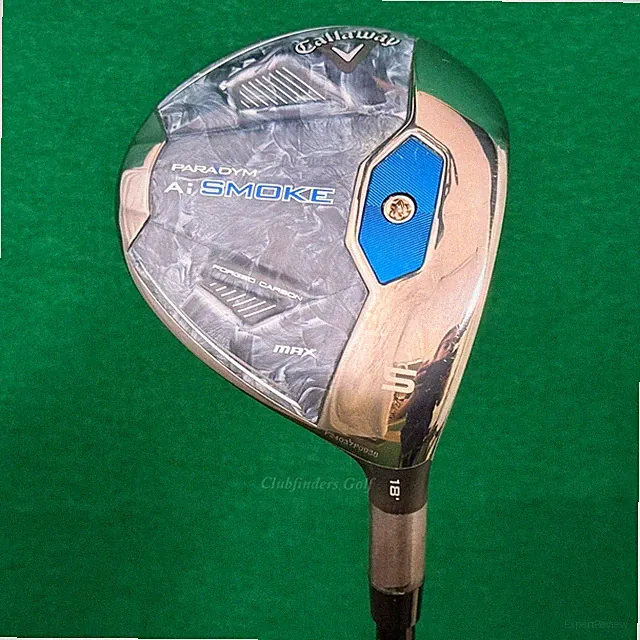 Callaway Paradym Ai Smoke Max 18° Fairway 5 Wood Kai'li Red FW 75-X Extra Stiff
