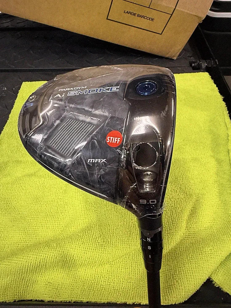 Callaway Paradym Ai Smoke Max Driver 9.0° Right-Handed Stiff Graphite Black