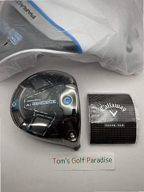 Callaway Paradym AI Smoke MAX Driver Head Only 10.5 RH With Head cover New