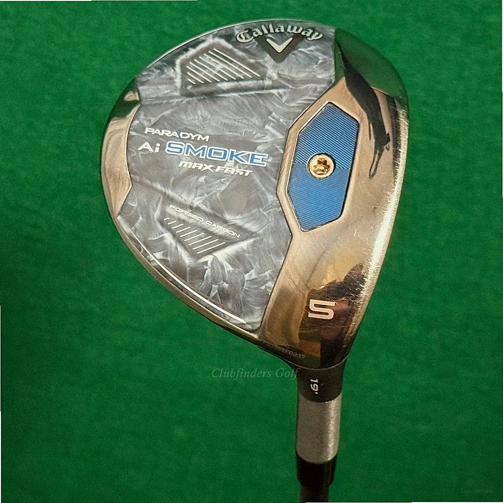 Callaway Paradym Ai Smoke Max Fast 19° Fairway 5 Wood Tensei 1K Blue 65-S Stiff