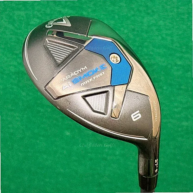 Callaway Paradym Ai Smoke Max Fast 27°* 6 Hybrid Cypher Fifty 5.0 Seniors w/HC