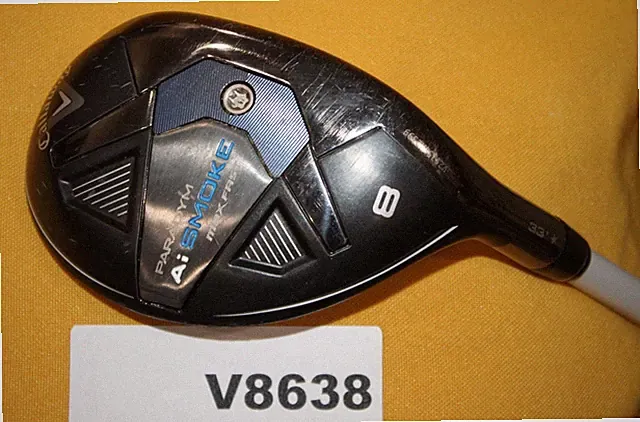 Callaway Paradym Ai Smoke MAX FAST 33º 8 Hybrid Ladies Women Graphite V8638