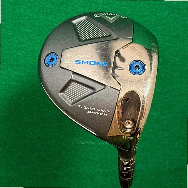 Callaway Paradym Ai Smoke TI 340 Mini 11.5° Driver Aldila NV Green 75-X ExStiff