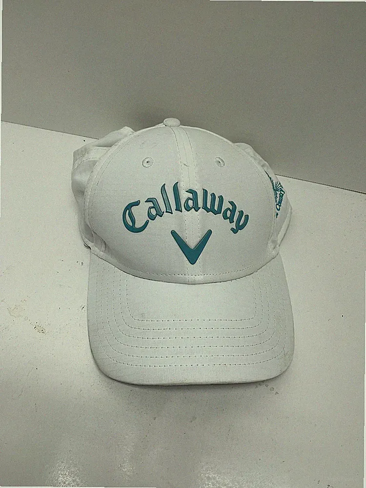 Callaway Performance Pro Odyssey Tour Authentic White Teal Golf Hat Cap