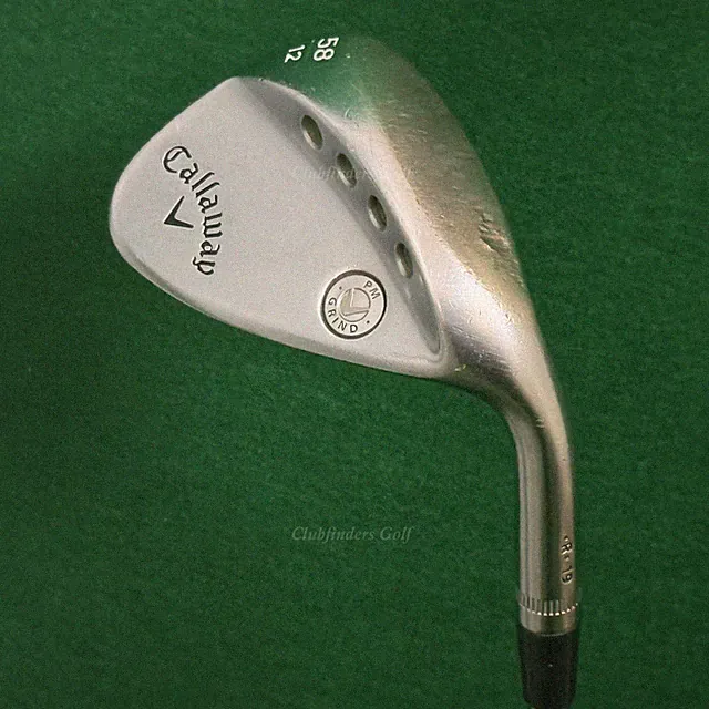 Callaway PM Grind 19 58-12° 58° Lob Wedge Stepped Steel Wedge Flex