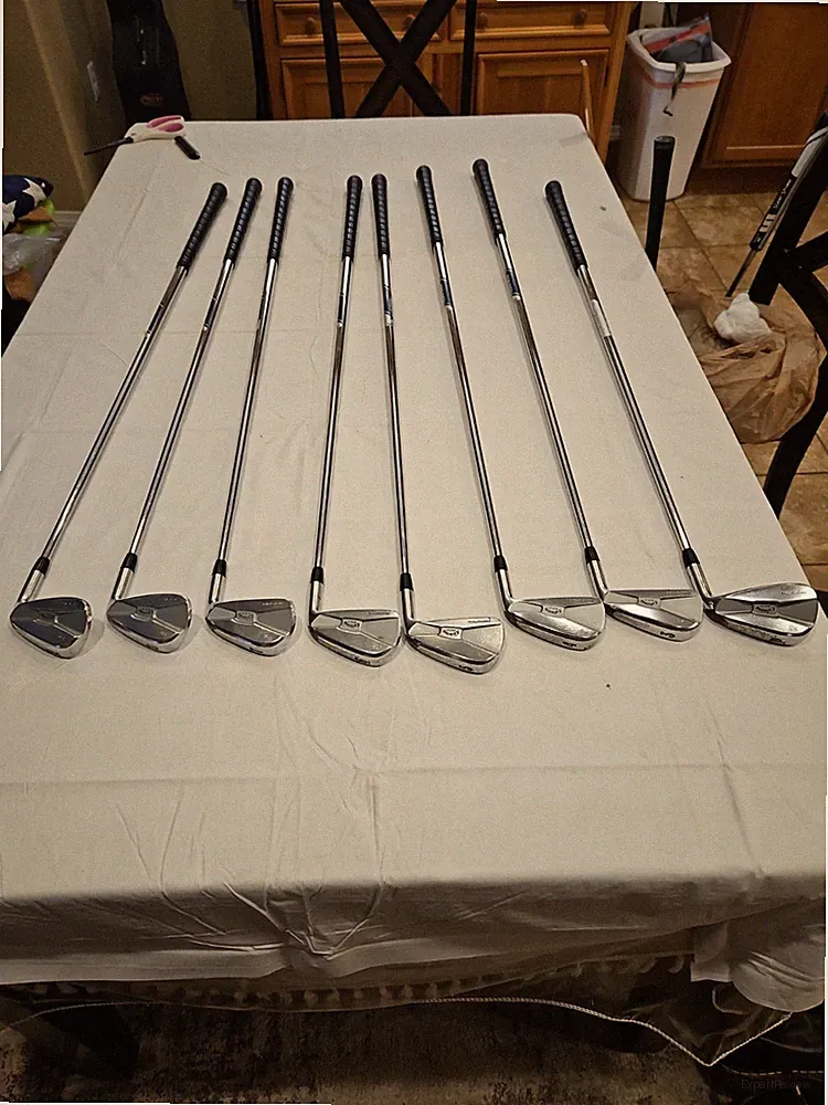 CALLAWAY PROTOTYPE FORGED IRON SET 7 Clubs 3 -9 & Pw 6.5 Extra Stiff Shafts