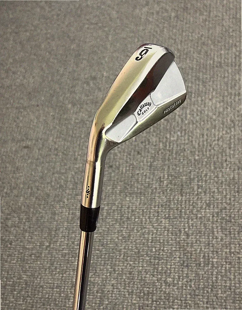 Callaway Prototype LEFT HAND 6-Iron, S-Flex Rifle steel shaft, GP mid grip