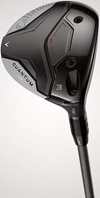 Callaway Quantum MAX 24* 9 Wood Stiff Project X Denali Frost Silver 60 Excellent