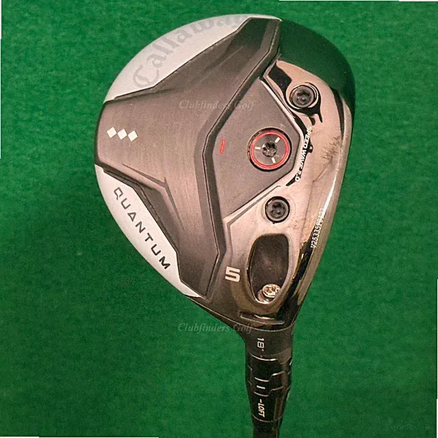 Callaway Quantum Triple Diamond 18° Fairway Wood 5 UST Mamiya LINQ 7F4 Stiff