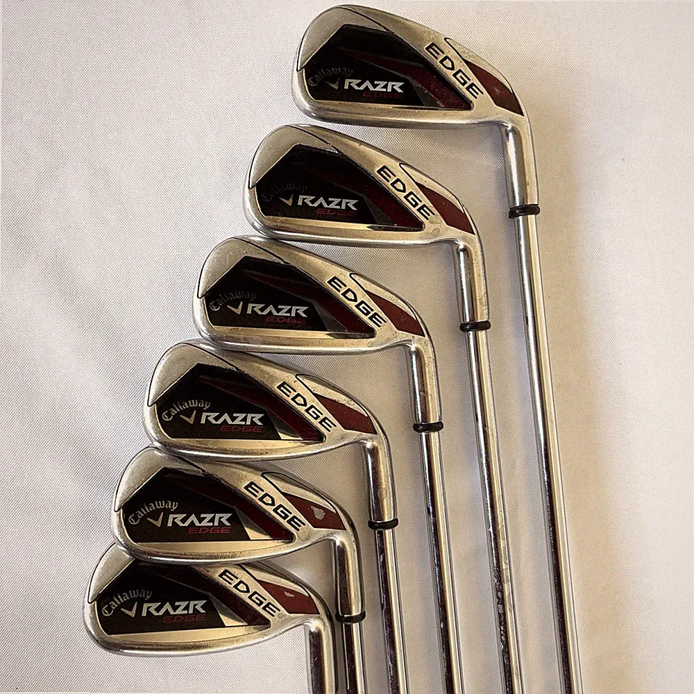 Callaway RAZR Edge Iron Set 5-PW RH Steel Uniflex Shafts - Set of 6