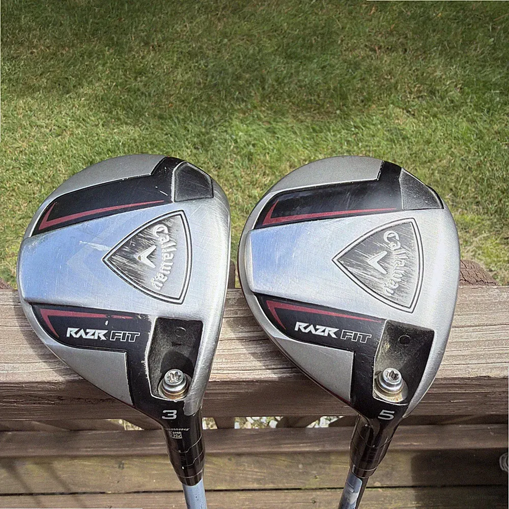 Callaway RAZR FIT Fairway Woods 3&5 RH Regular Flex Graphite Low Kick