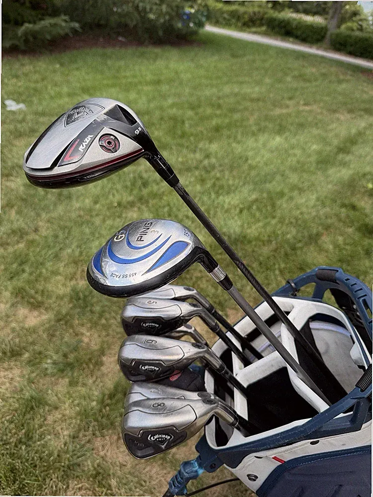 Callaway RAZR Fit Fusion 4-PW Golf Set Odyssey Putter Ping G5 Bag RH