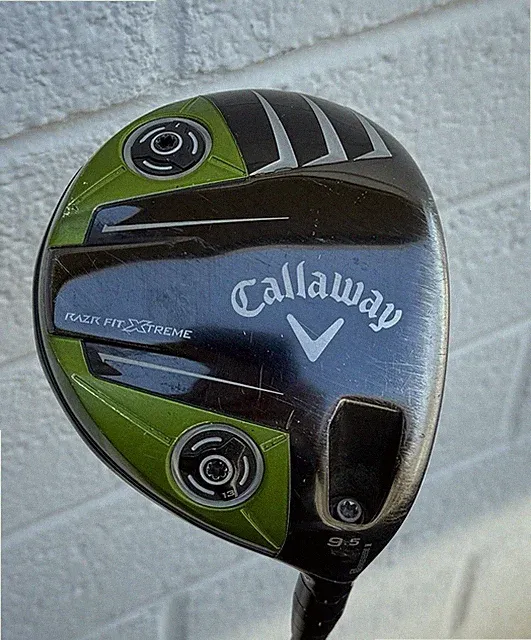 Callaway RAZR Fit Xtreme Driver 9.5* Aldila Trinity 65-S Stiff Graphite Shaft