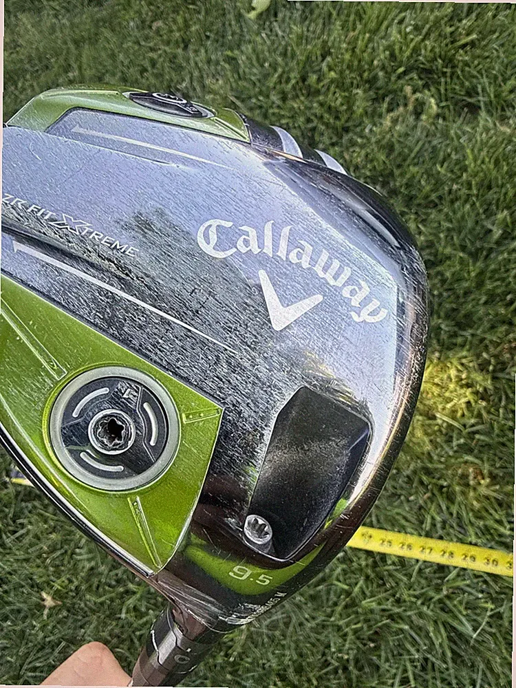 Callaway Razr Fit Xtreme Driver 9.5* Aldila Trinity 65S Stiff Graphite Mens RH