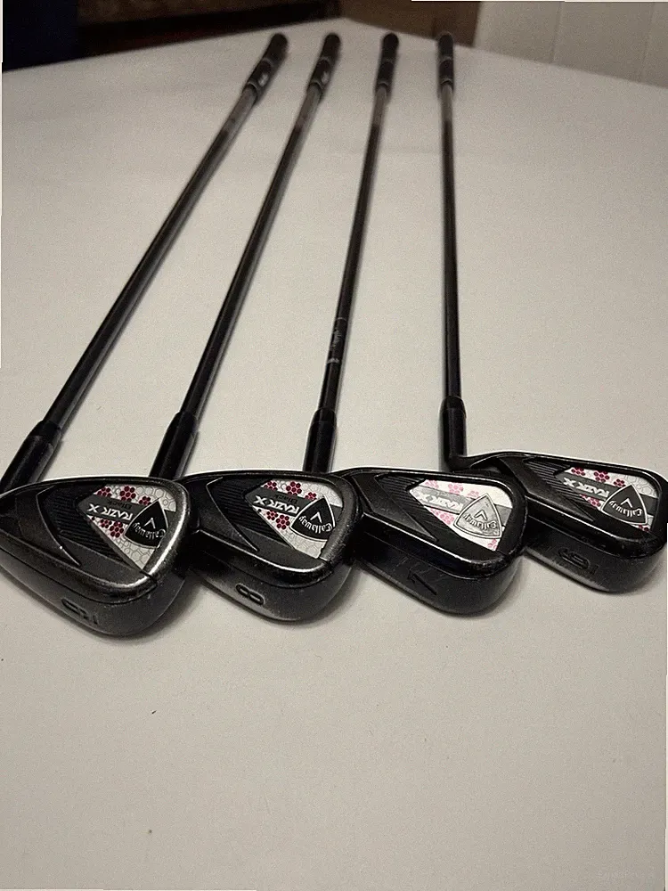 Callaway Razr X Black Iron Set 6-PW Callaway Graphite Regular Flex Shafts Used
