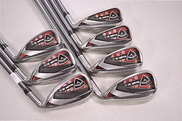 Callaway RAZR X HL 6-PW,AW,SW Iron Set Ladies Womens Flex 50g Graphite #226377