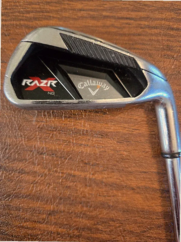 Callaway Razr X NG 6 Iron Golf Club Right Hand Uniflex Steel Shaft FREE SHIP !!