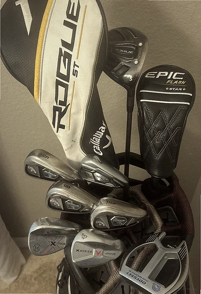 CALLAWAY ROGUE/ ODYSSEY Complete Golf Club Set! (No Bag) RH.