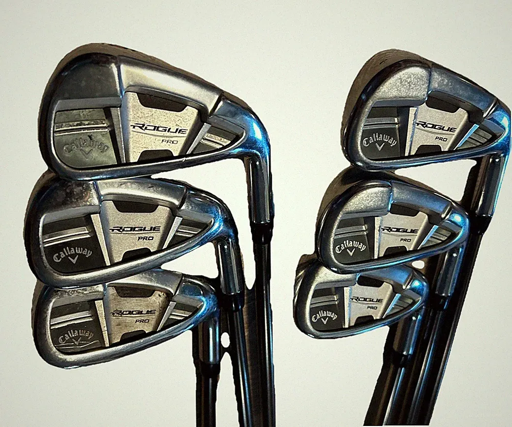 Callaway Rogue Pro CF18 Iron Set 5-PW RH UST Mamiya Recoil 95 F3 Regular Flex