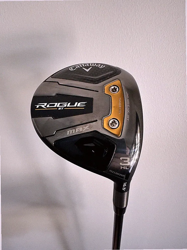 Callaway Rogue ST Max 16.5* 3HL wood, Mitsubishi Tensei AV Blue 65 Stiff