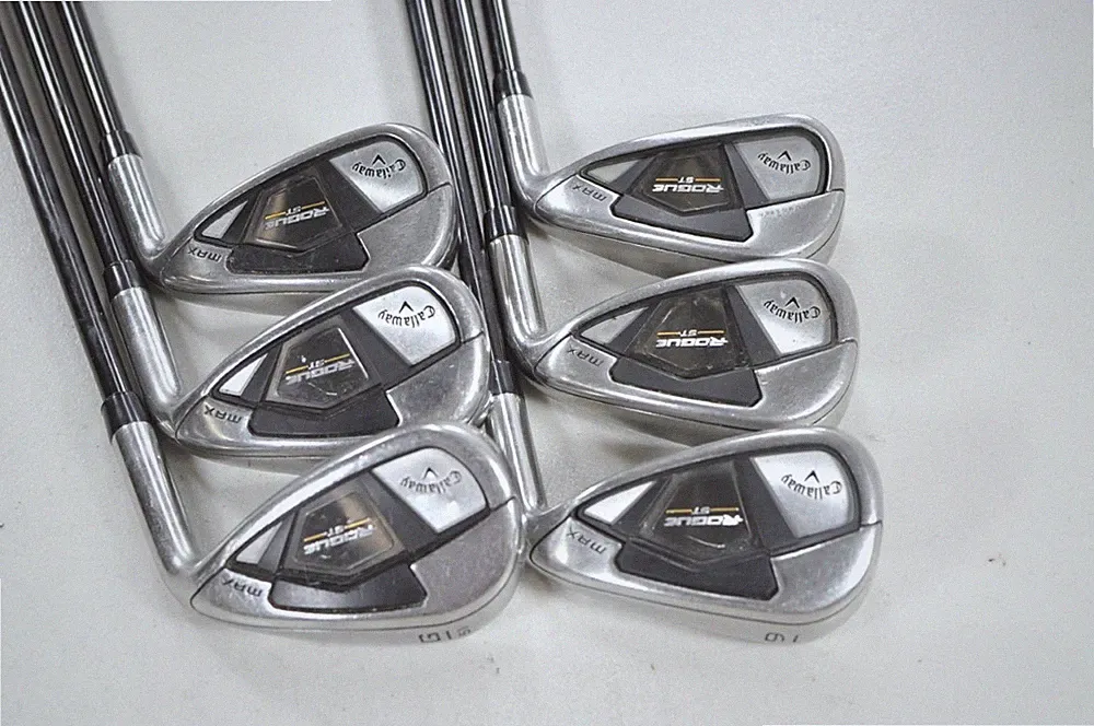 Callaway Rogue ST MAX 2024 7-PW,AW,GW Iron Set Regular Flex RH Graphite # 223727
