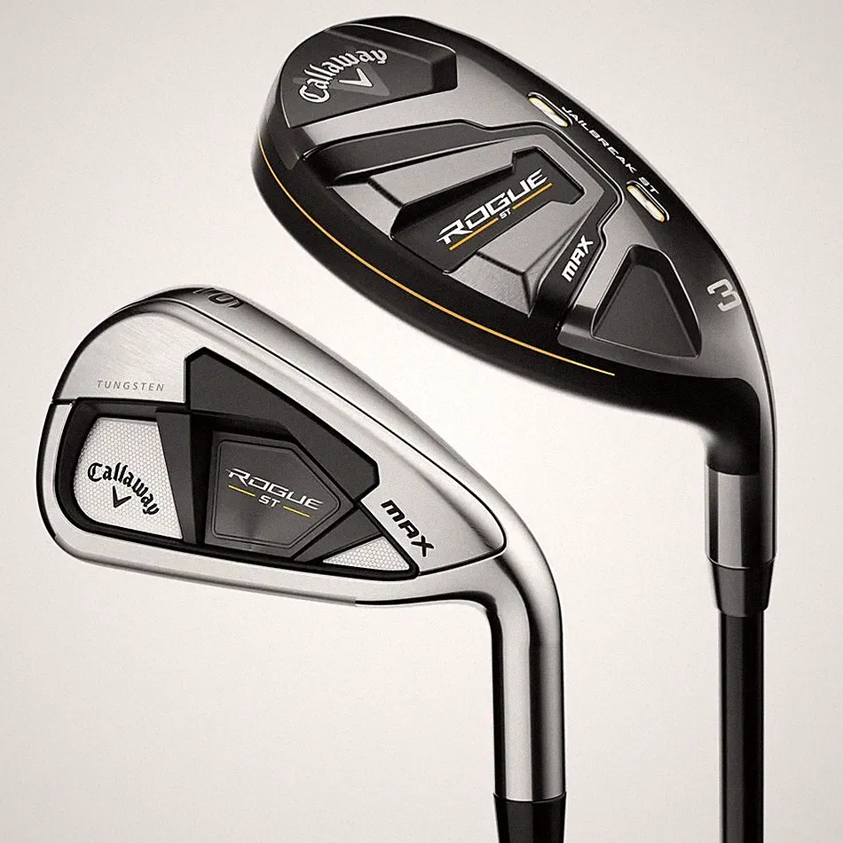 CALLAWAY ROGUE ST MAX COMBO SET IRON SETS 4H,5H,6-PW,AW ALL GRAPHITE REGULAR STA