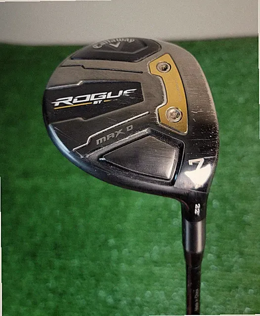 Callaway Rogue ST Max D 7 Wood 22*, RH, Grafalloy ProLaunch Axis 60S Shaft, Used