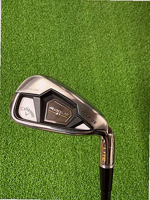Callaway Rogue ST Max Os 7 Iron 75 Stiff Right Handed Fitting Demo 37.25”