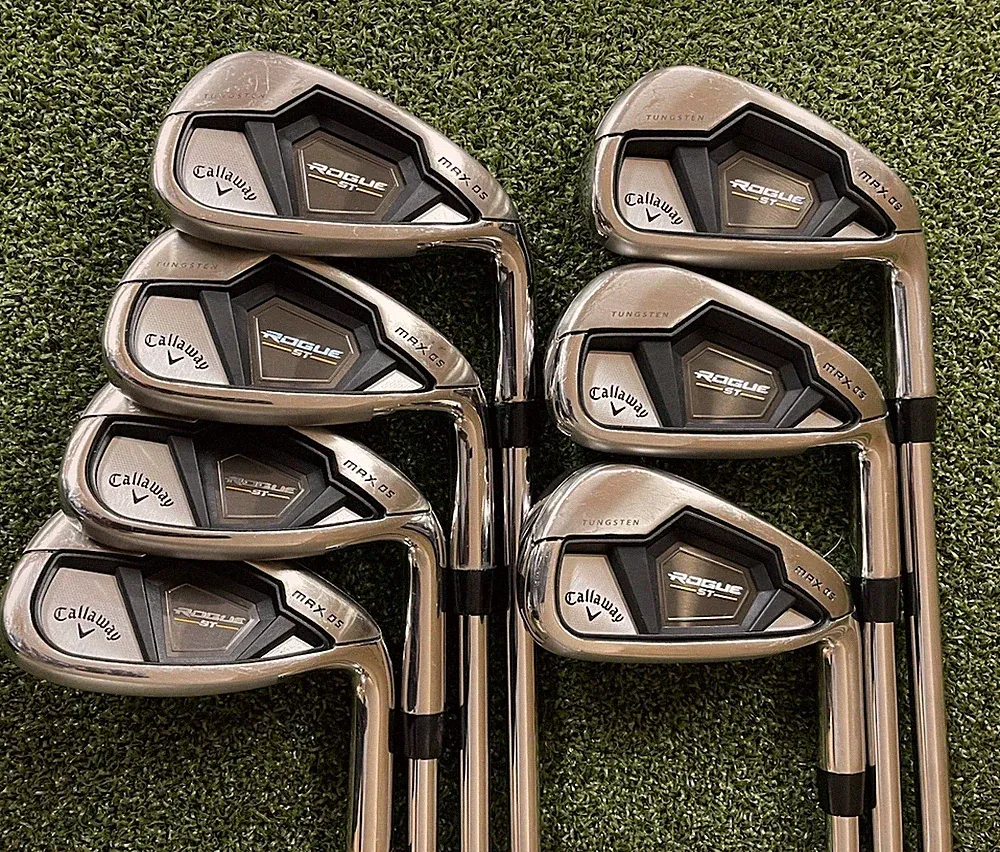 Callaway Rogue ST MAX OS Iron Set 5-P-A Men RH True Temper Elevate MPH 85 R-Flex