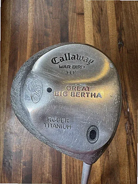 Callaway S2H2 Great Big Bertha War Bird Ruger Titanium 10* Driver Grap. R Flex