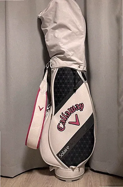 Callaway Solaire Women's Golf Club Set with Bag, White/Black/Pink, Used