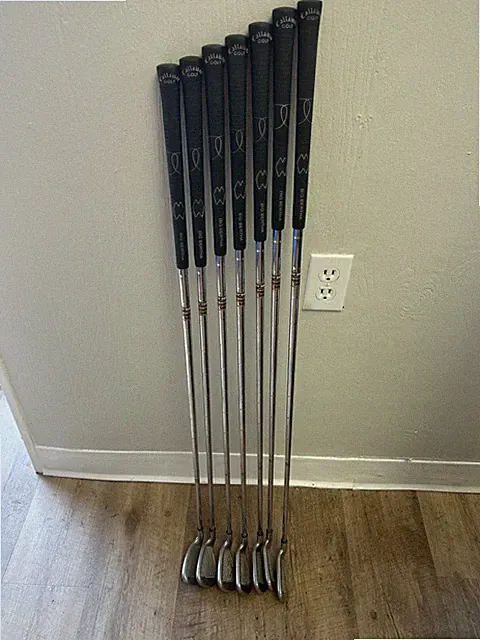 Callaway Steelhead X-14 4–PW iron set with True Temper Dynamic Gold R300 shafts