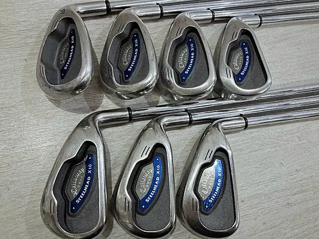 Callaway Steelhead X-16 Iron Set 7pcs 4-PW K's-2001 ULTRA LIGHT Flex R