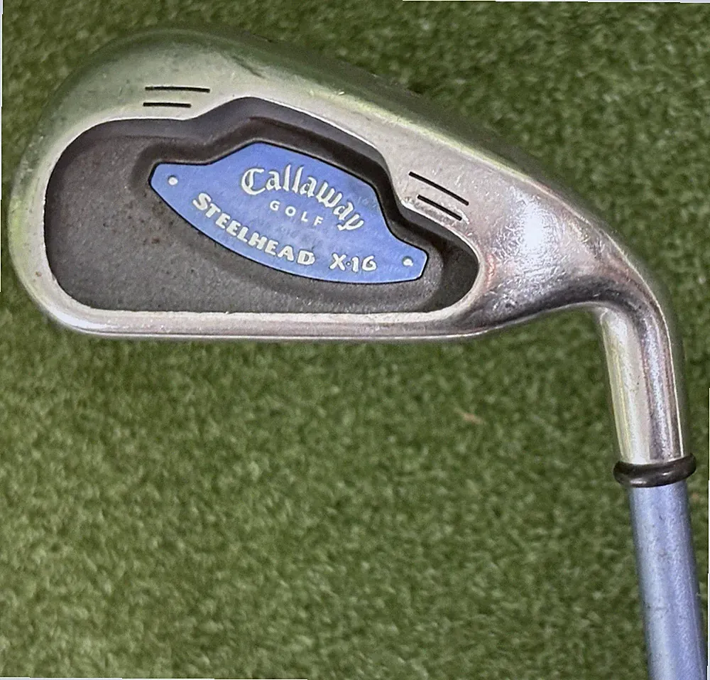 Callaway STEELHEAD X-16 Iron Set Golf Clubs 4-PW SW Graphite Laides Flex USED RH