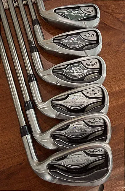 Callaway Steelhead XR Iron Set 4-9 Recoil ES 770 F3 Regular Flex Graphite.